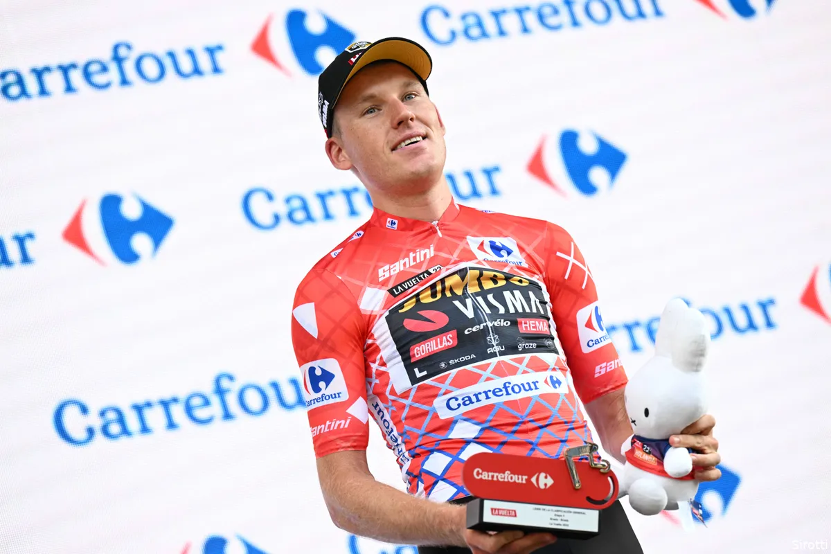 Teunissen pakt rode trui Vuelta over van Gesink: 'Eerlijk? Het team verraste me deze morgen'