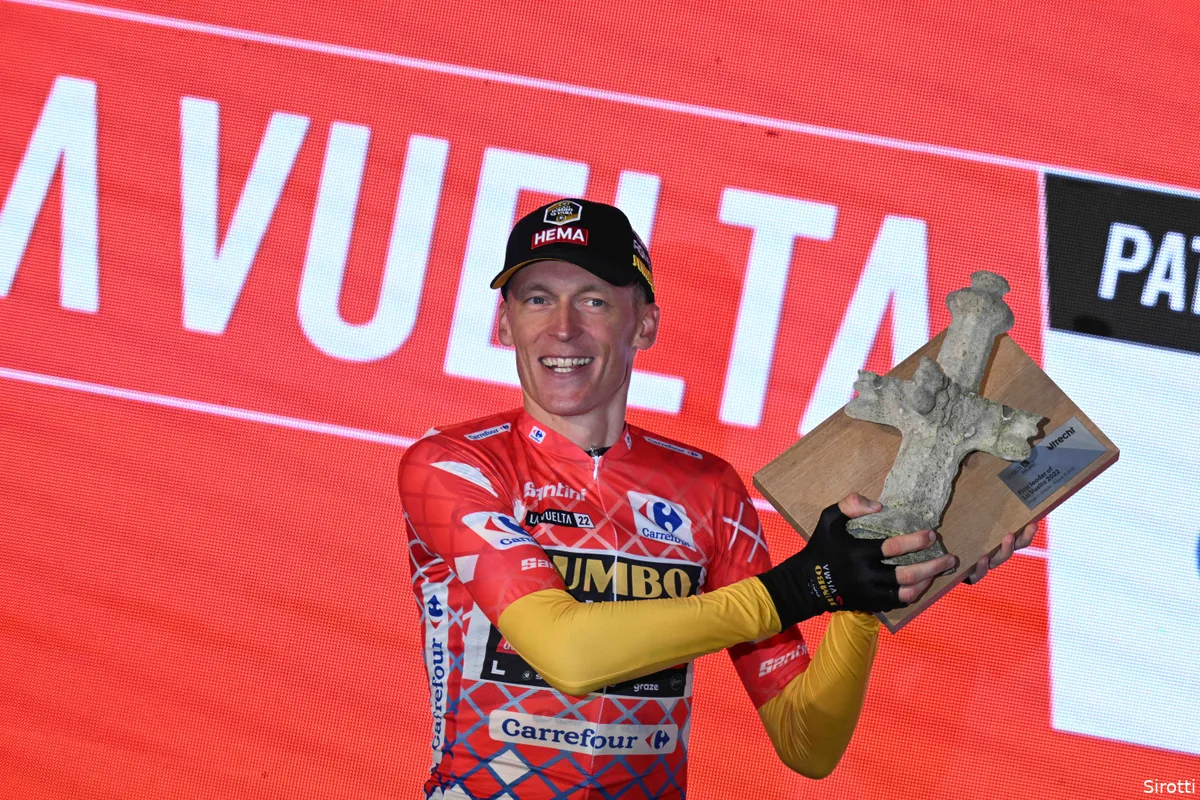 Winnaar Gesink mag in de rode trui door Nederland: 'Dit is een droom die uitkomt'