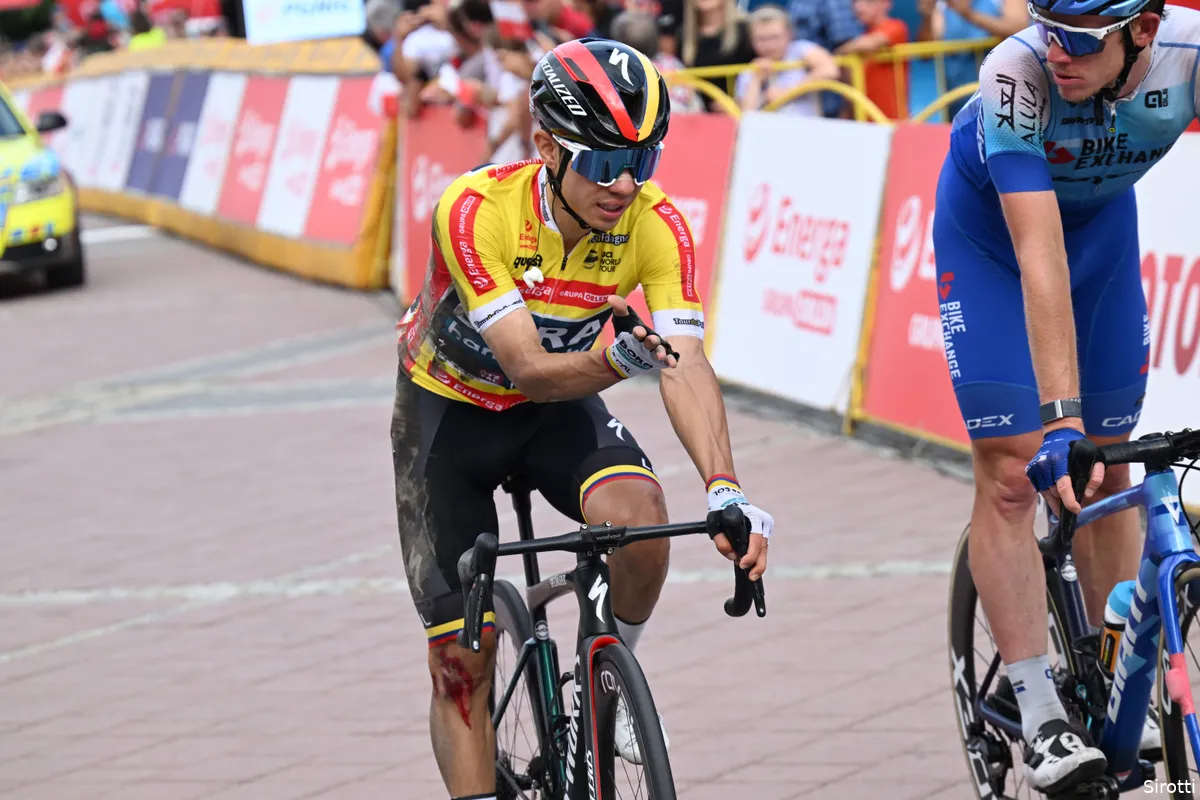 BORA-speerpunten balen in Polen; leider Higuita heeft last van de knie na val