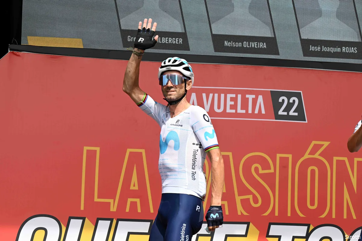 Valverde wil wel, maar mag niet naar WK van Movistar: 'Een beetje jammer'