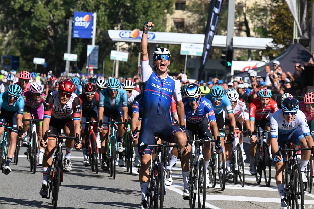 Ballerini beloont aanvalslust Alaphilippe en Van Wilder met sprintzege in Coppa Bernocchi