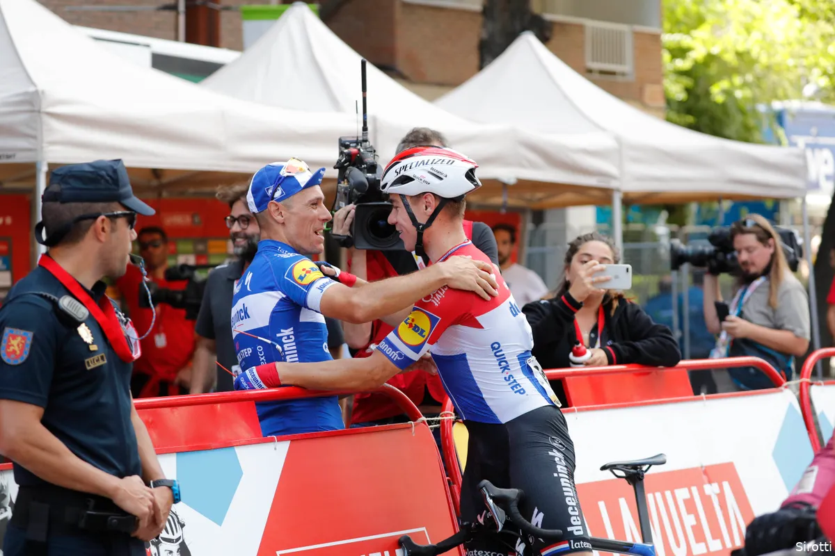 Jakobsen reageert op grote ronde-suggestie van Evenepoel: 'Dat is aan Lefevere om zijn hoofd over te breken'