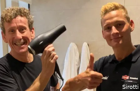 🎥 Mathieu van der Poel verrast met... nieuwe haarkleur: 'Foutje van mijn vriendin'