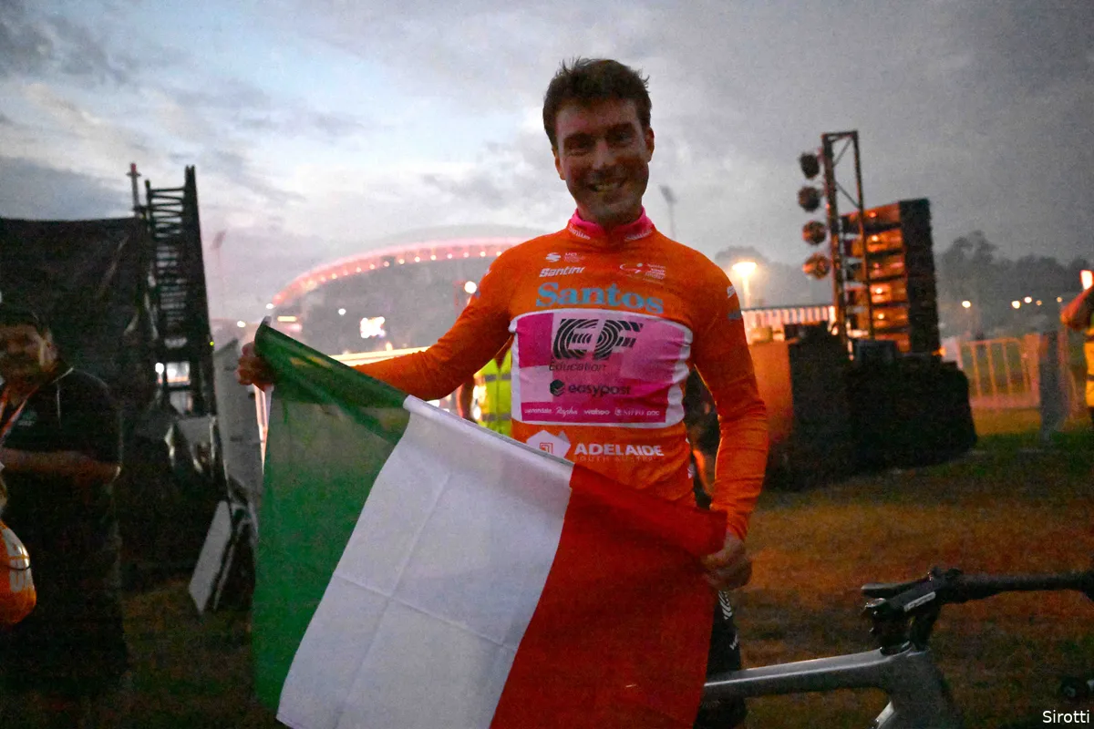 Leider Bettiol spreekt van 'nasty' dag: 'Matthews verdient het om de trui over te nemen, maar zo laat mogelijk'