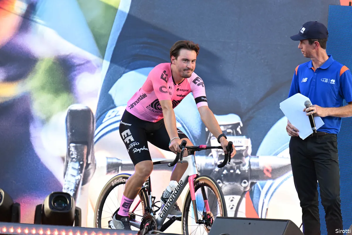 Vroege starter Bettiol profiteert optimaal van regenachtige omstandigheden in proloog Tour Down Under