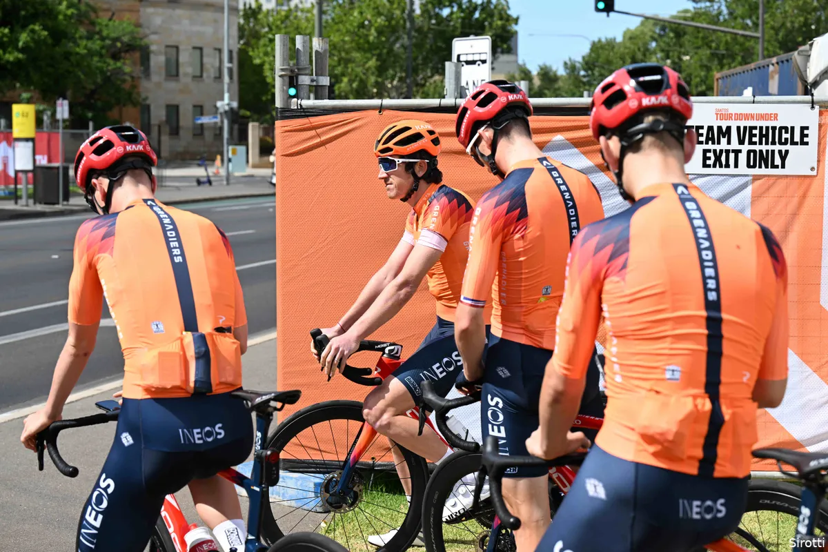 INEOS Grenadiers beperkt verliezen in Tour Down Under: 'Hayter voelde zich niet goed, Sheffield hard gevallen'