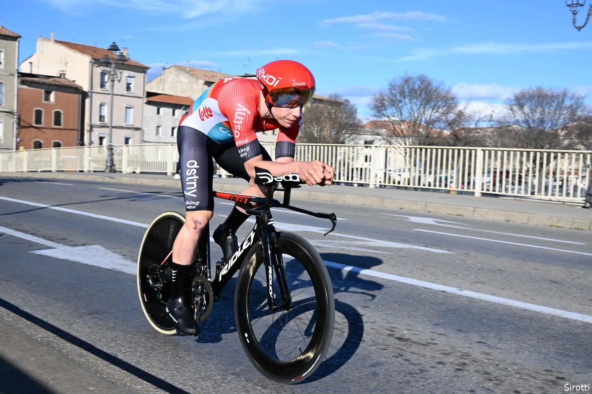 Sprinter, klimmer en tijdrijder De Lie verrast zichzelf in Frankrijk: 'Het doel was één ritzege'