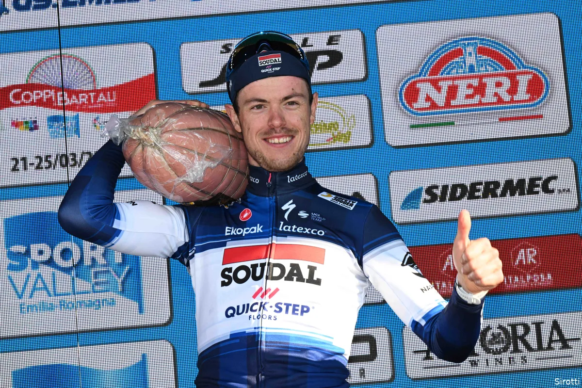 'TGV' Cavagna raast als vanouds in Coppi e Bartali: 'Ik volgde mijn instinct'