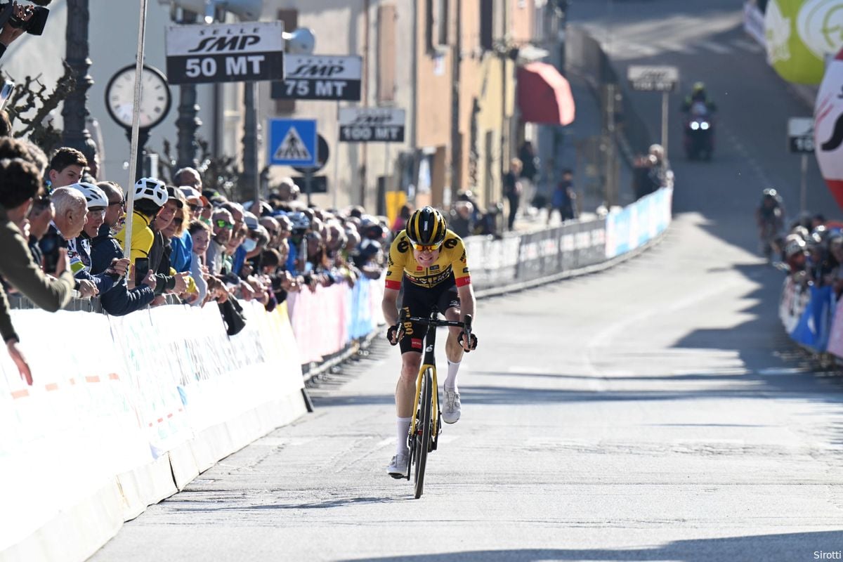Gloag (Jumbo-Visma) vecht terug met zesde plaats in tweede etappe Coppi e Bartali: 'Vorige week ziek geweest'