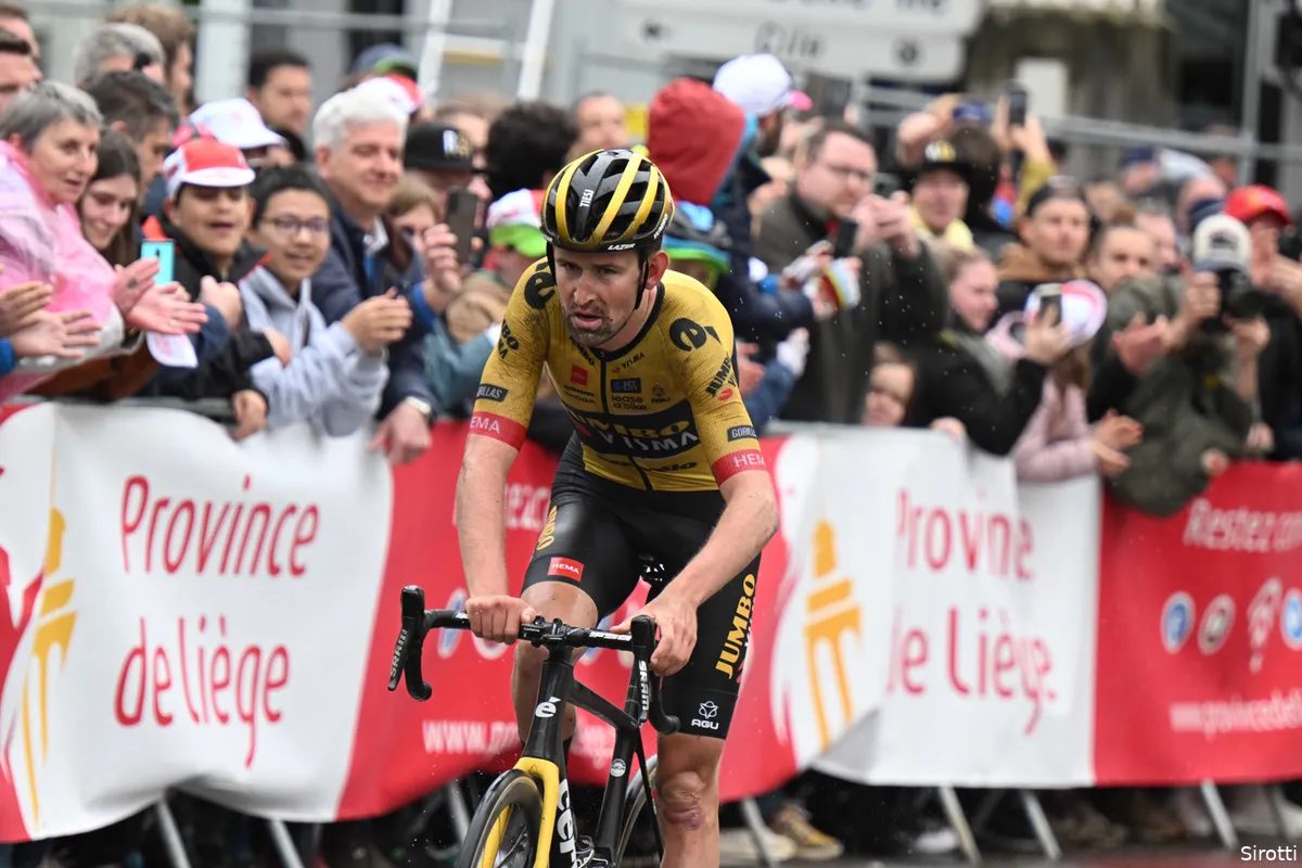 Benoot had het nooit eerder zó zwaar in Luik-Bastenaken-Luik: 'Ik geloofde even in podiumkansen Tratnik'