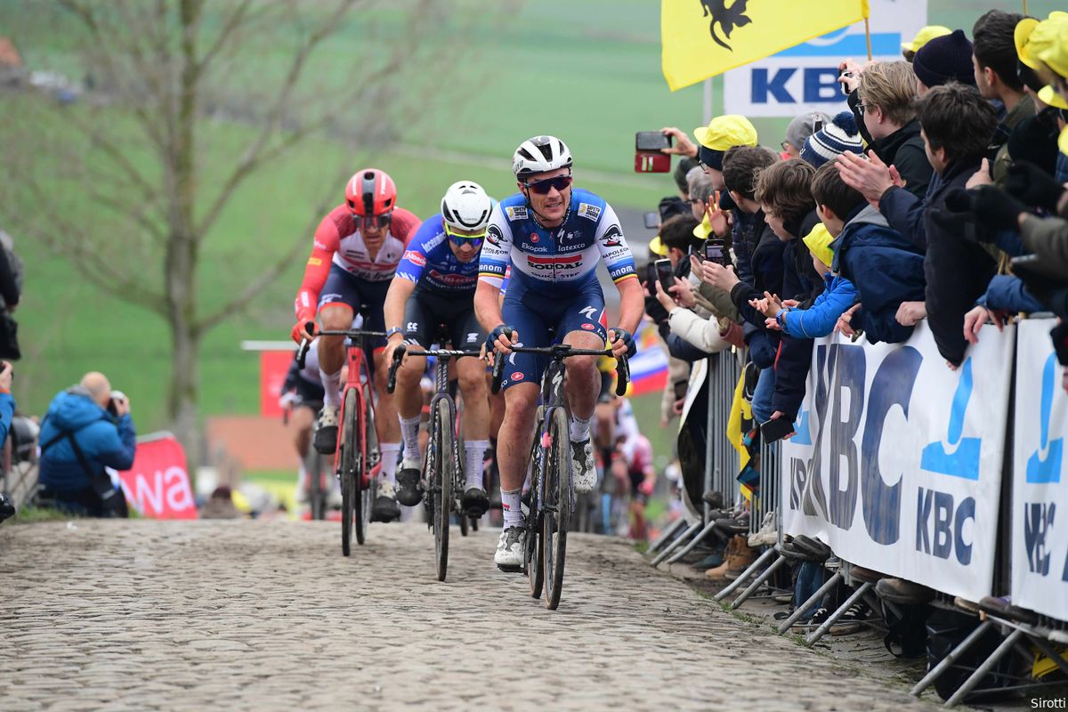 Soudal Quick-Step rekent in 'atypische koers' Parijs-Roubaix op Lampaert, Asgreen en Sénéchal; geen Jakobsen
