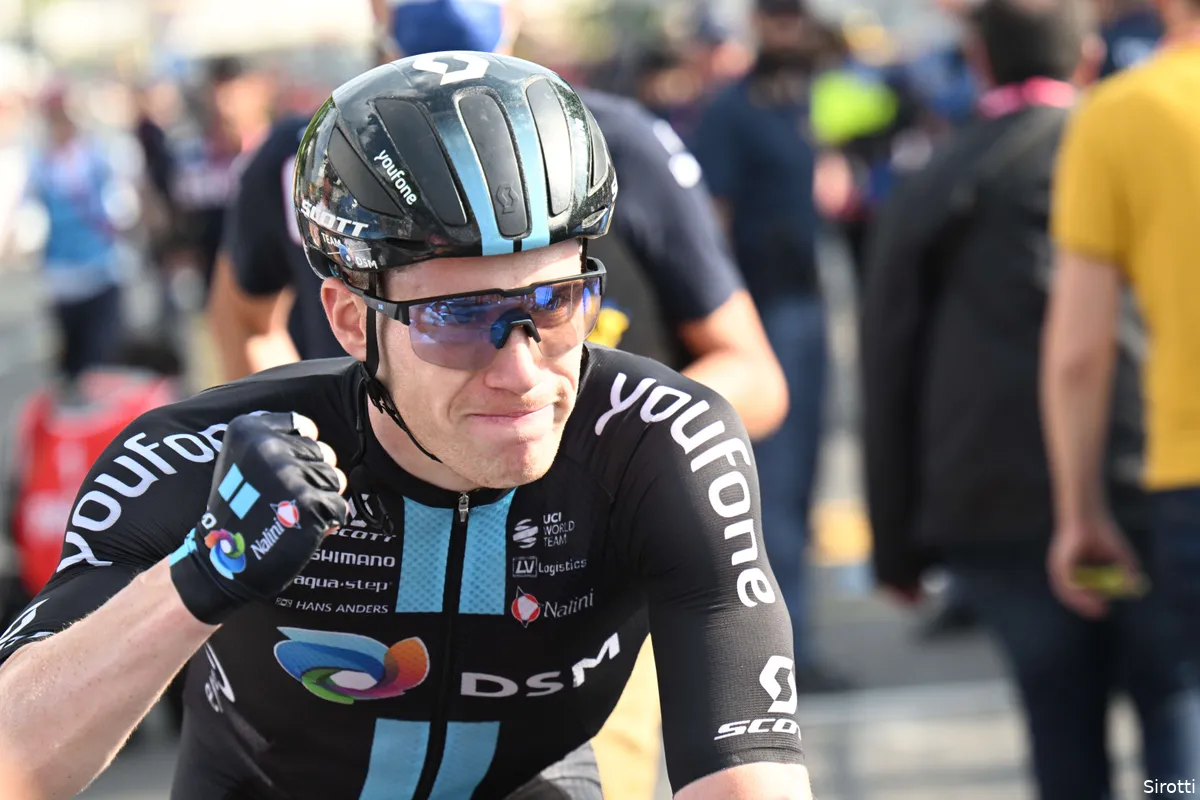 Naar Tudor vertrekkende Dainese schenkt DSM-firmenich een extra zege in WorldTour: 'Er stond best veel druk op'