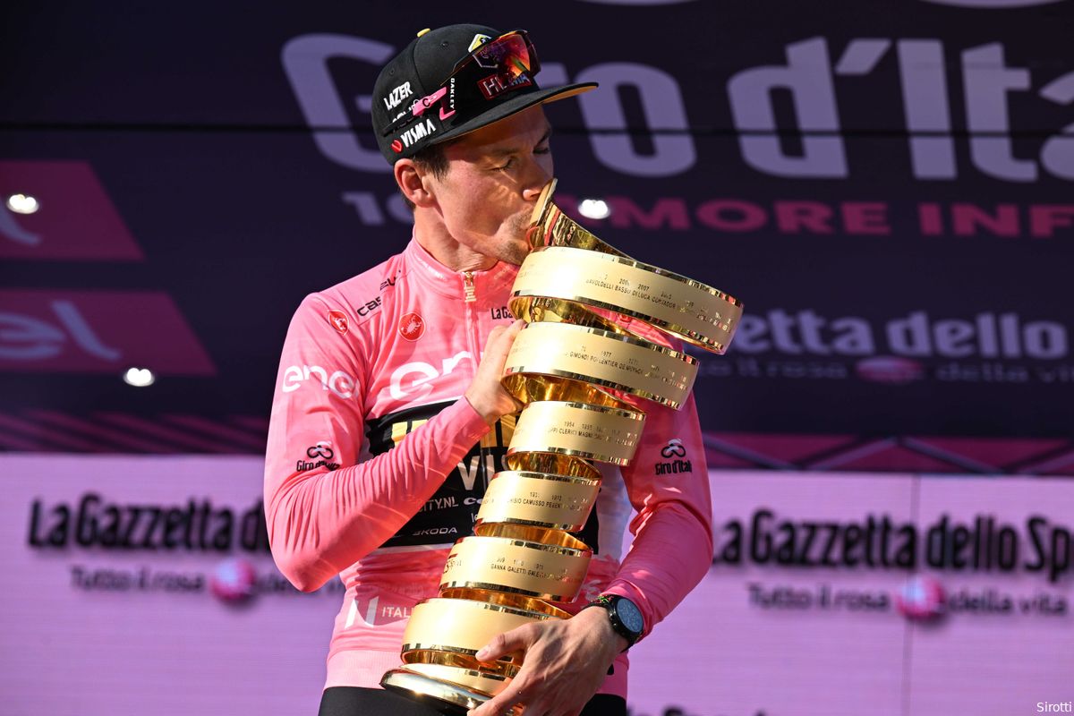 Eindklassementen Giro d'Italia 2023 | Roglic, Milan, Pinot en Almeida én Bahrain Victorious winnen een klassement!