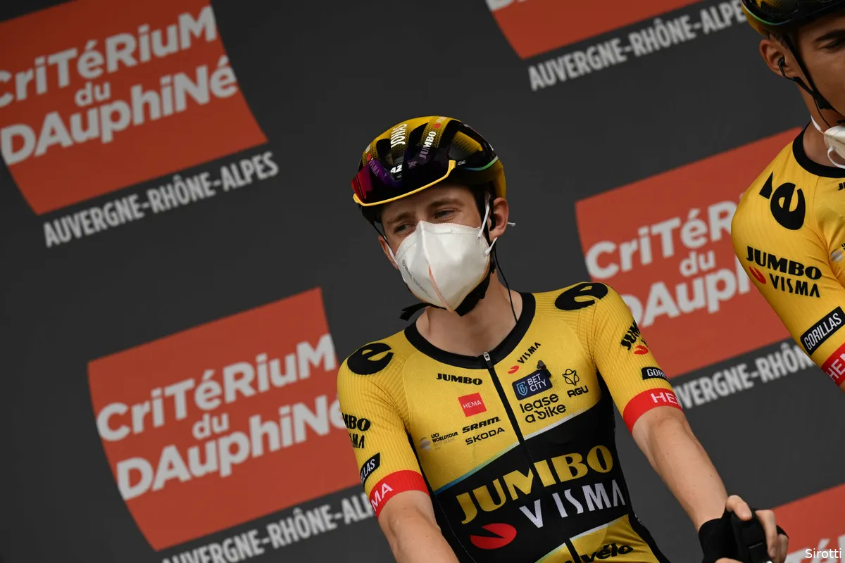 Vingegaard grijpt net naast de bloemen in Dauphiné: 'Startte misschien iets té snel'