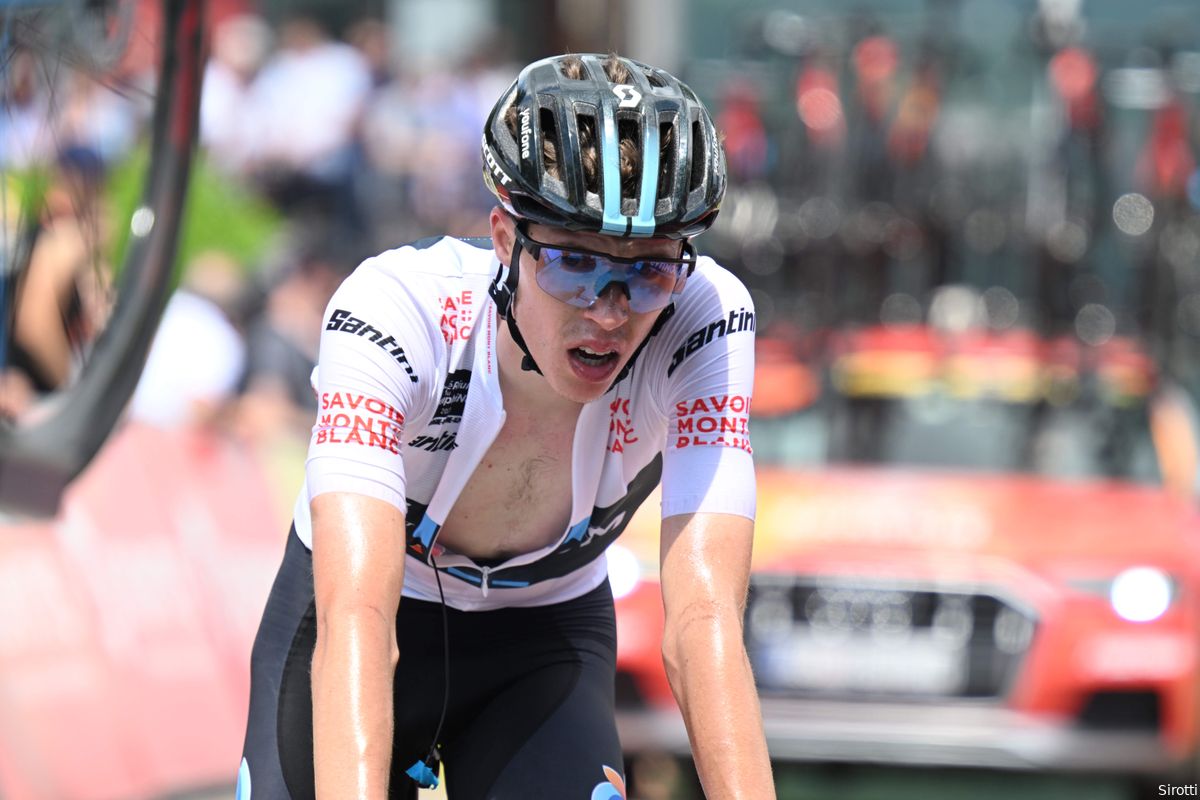 Max Poole blij met vierde plek in loodzware Vuelta-etappe: 'Met Evenepoel meegaan heeft me de kop gekost'