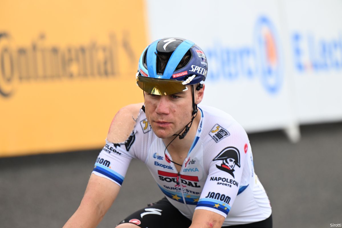 Fabio Jakobsen stapt uit Tour de France: 'Het is op dit moment onmogelijk om Parijs te halen'