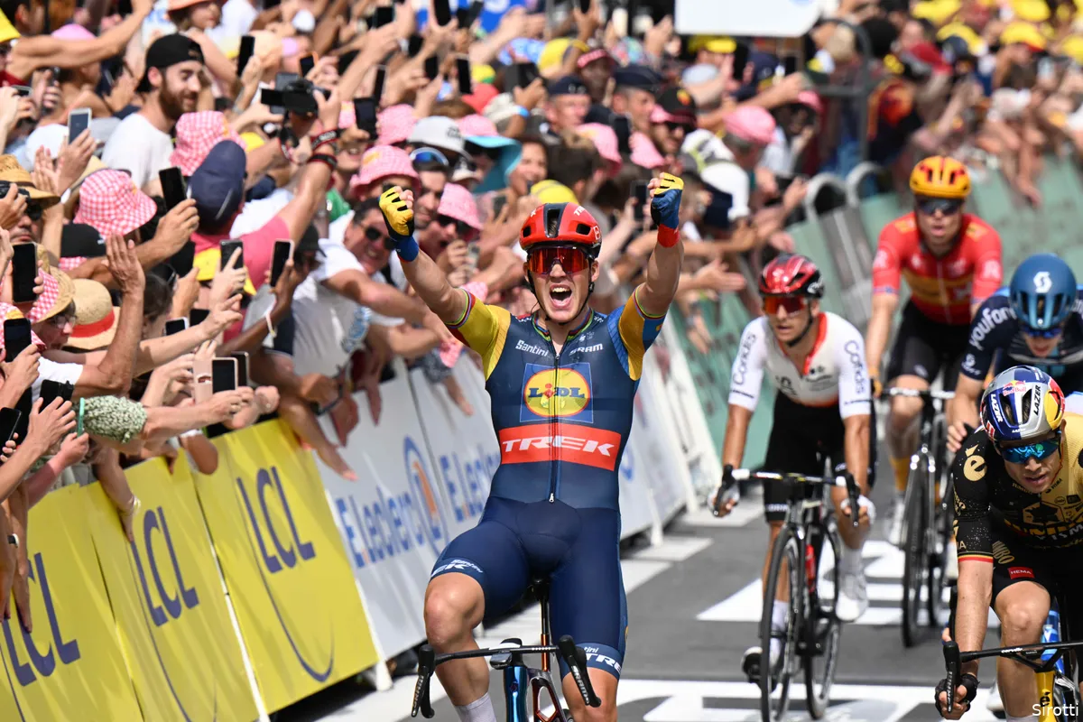 Mads Pedersen rondt briljant ploegenspel van Lidl-Trek af in Limoges, Philipsen en Van Aert geklopt