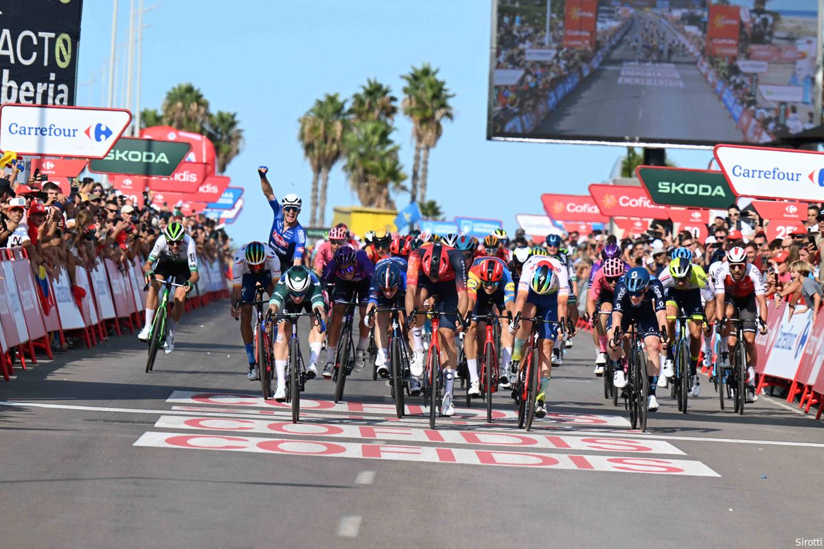 Ganna imponeert, maar Groves wint er weer één in La Vuelta; Evenepoel stunt met zes seconden