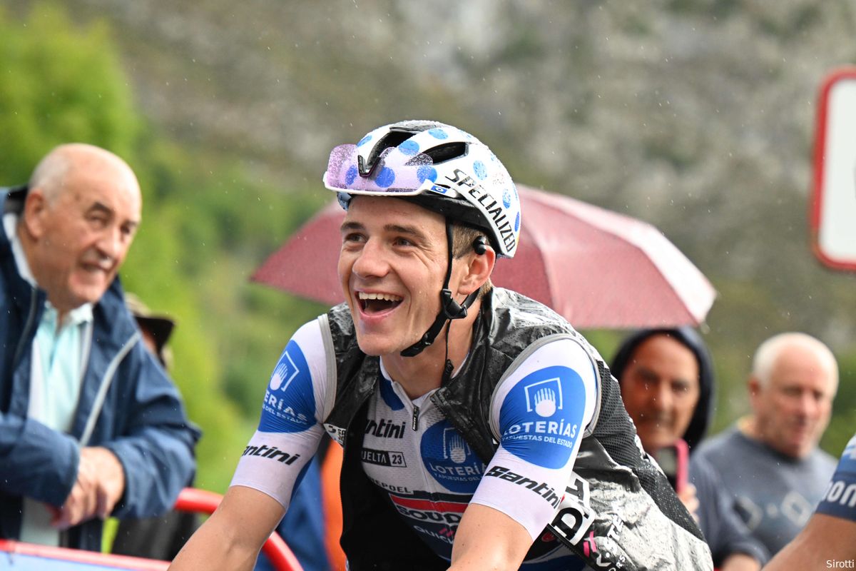 Evenepoel hoopt zich ook op voorlaatste Vuelta-dag te tonen: 'Hoef niet meer aan bergtrui te denken'