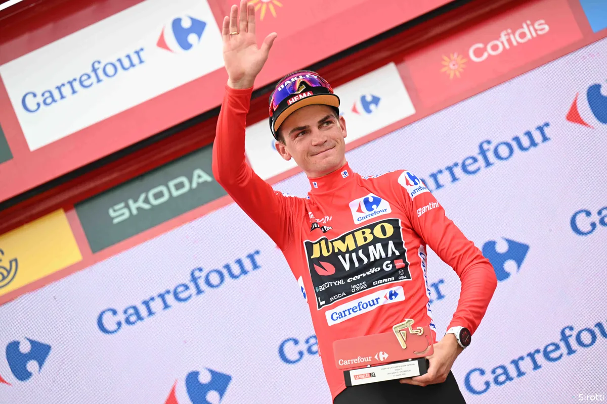 Kuss ziet Vingegaard in de buurt komen: 'Hij vroeg via de radio of hij mocht aanvallen'