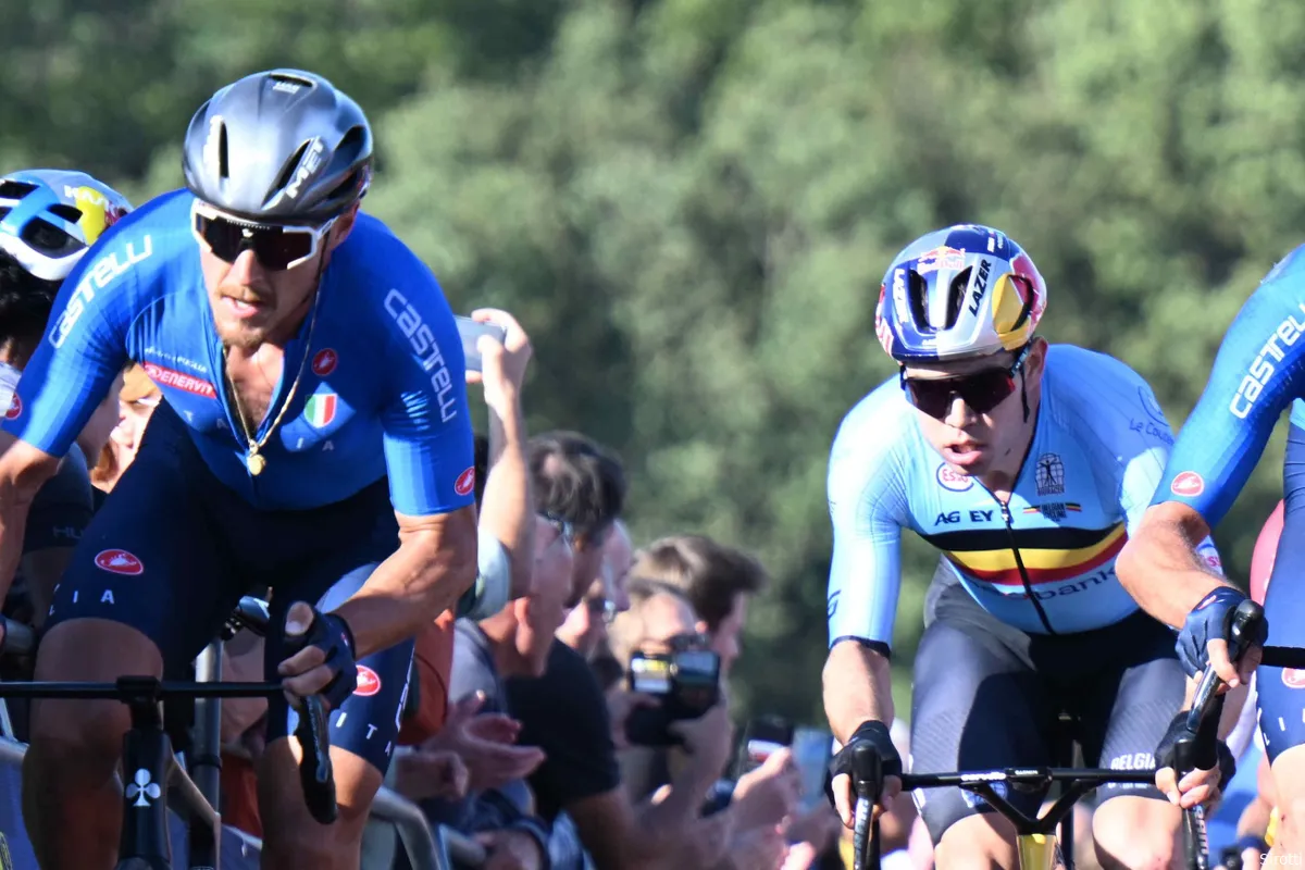 wout van aert matteo trentin