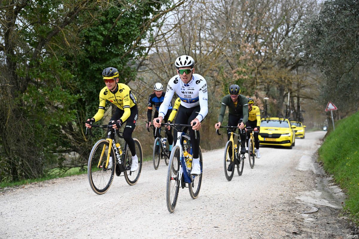 📸 Foto's Strade-verkenning: ploegleiders Visma | Lease a Bike en wie kon er met Pogacar en Pidcock mee?