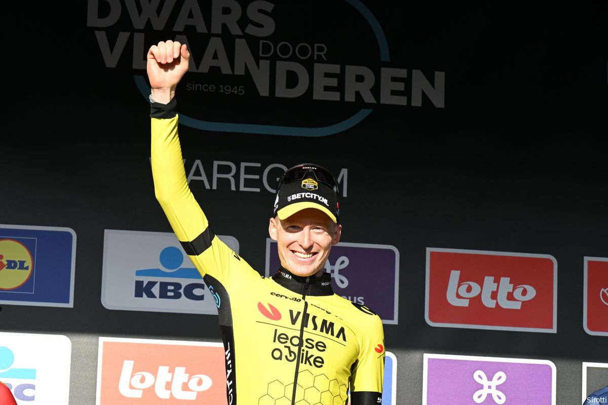 Onthoofd Visma | Lease a Bike vol bravoure en klaar voor Van der Poel in Ronde van Vlaanderen: 'Niet bang van hem'