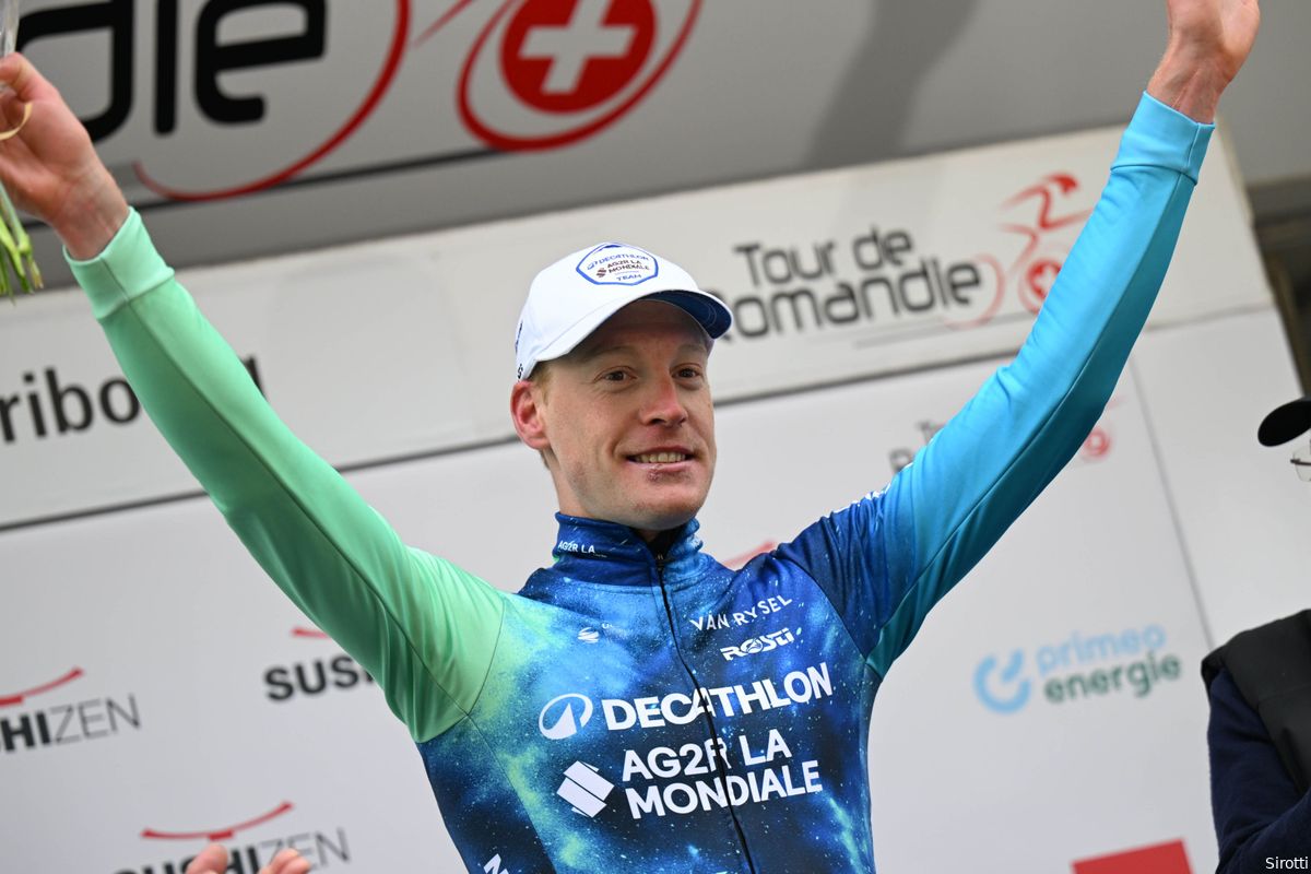 Godon gifts Decathlon AG2R La Mondiale another stage win in Romandie: "And I don't even see myself as a sprinter"