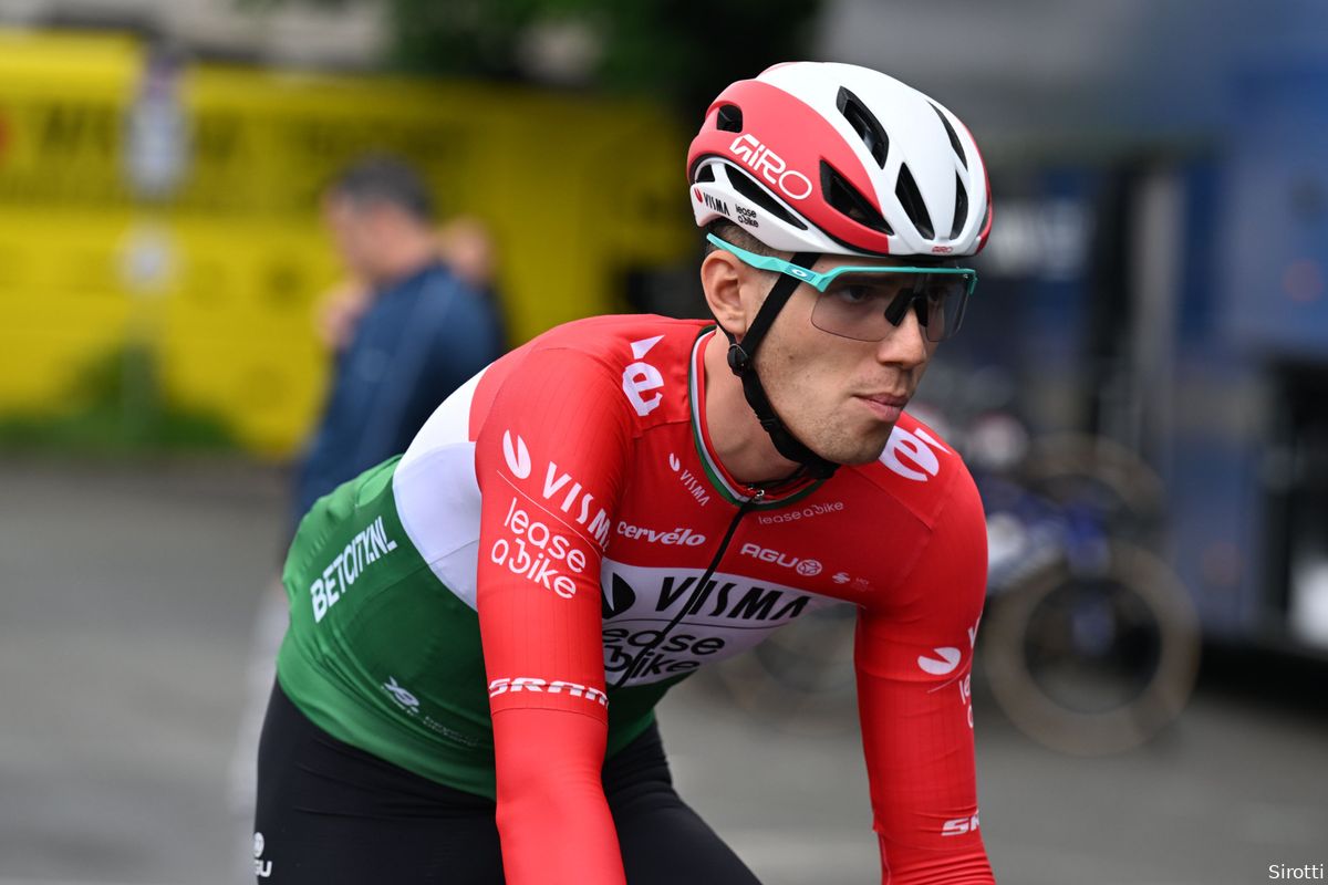 Valter (Visma | Lease a Bike) drops legendary Pogacar quote after attempting to follow the pink jersey