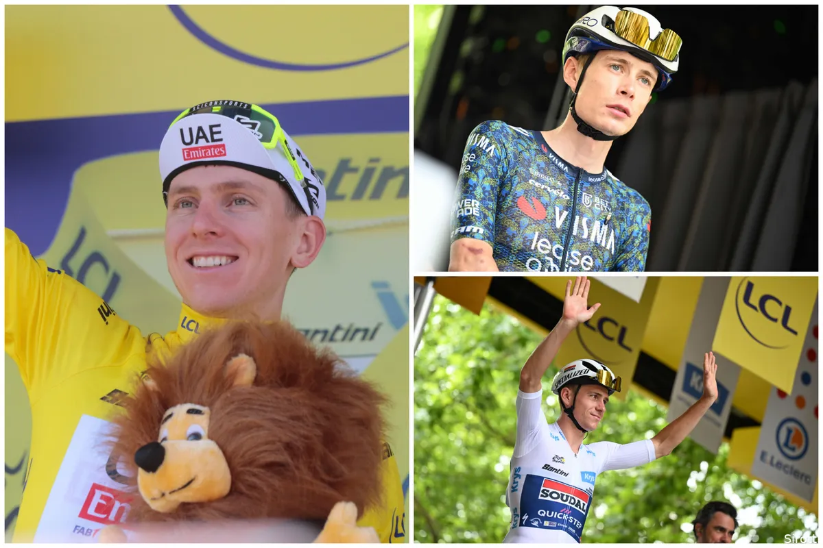 pogacar vingegaard evenepoel