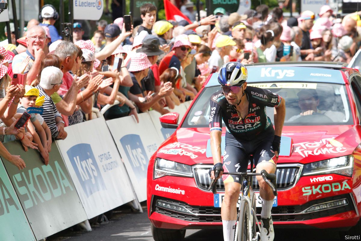 Roglic being Roglic na valpartij en achtergelaten huid: 'Alles gegeven op de weg, zelfs te veel'