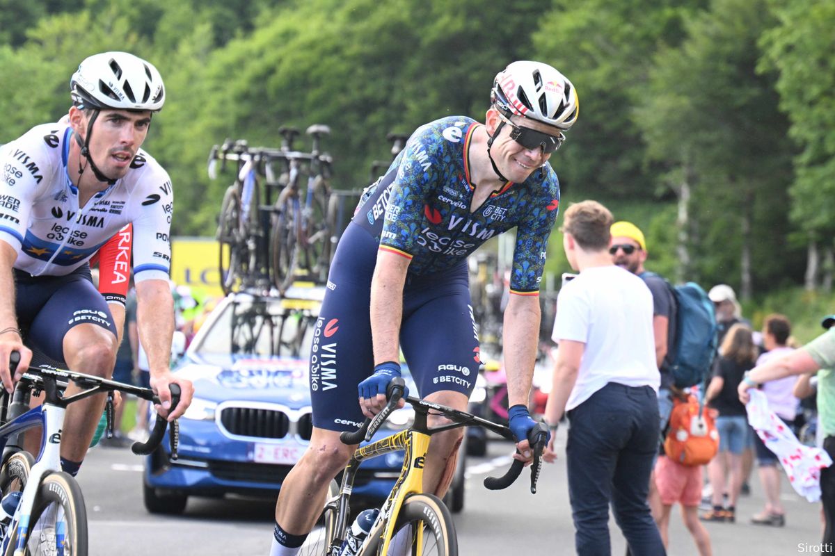 Van Aert zal opnieuw geen rit winnen, maar is positiever dan ooit: 'Ik voel me weer renner'