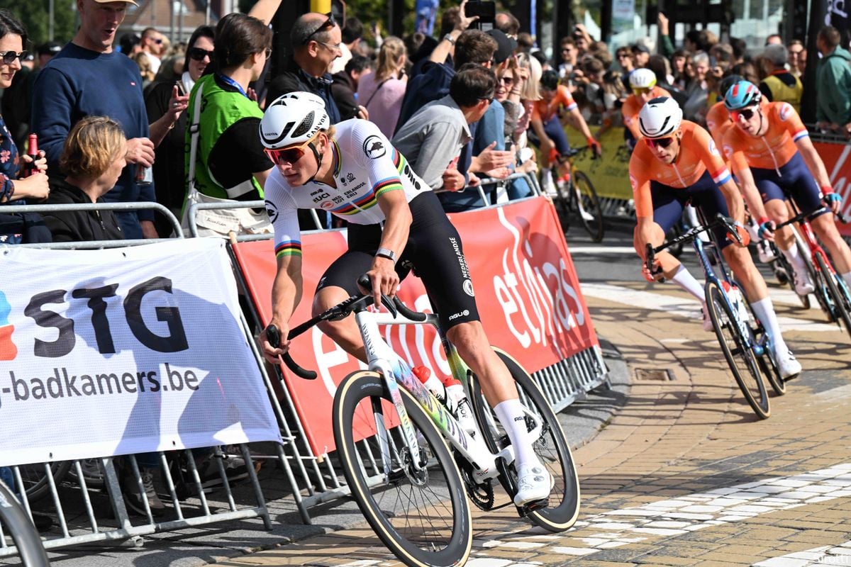 'Dit is toch wel een ontgoocheling'; de conclusies van Mathieu van der Poel na het EK wielrennen in België