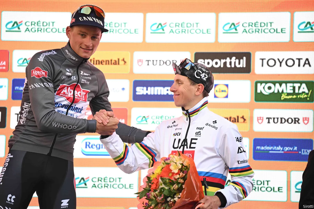 mathieu van der poel tadej pogacar
