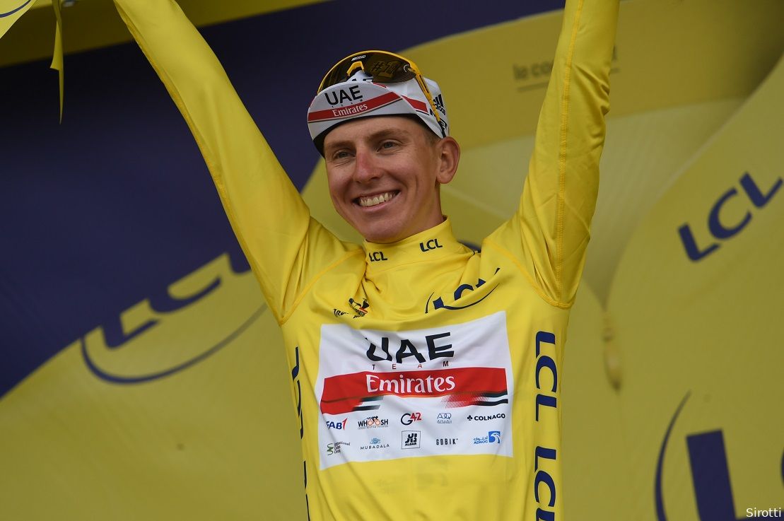 UCI World Ranking mannen | Pogacar sluit seizoen af als leider, Van Aert op twee