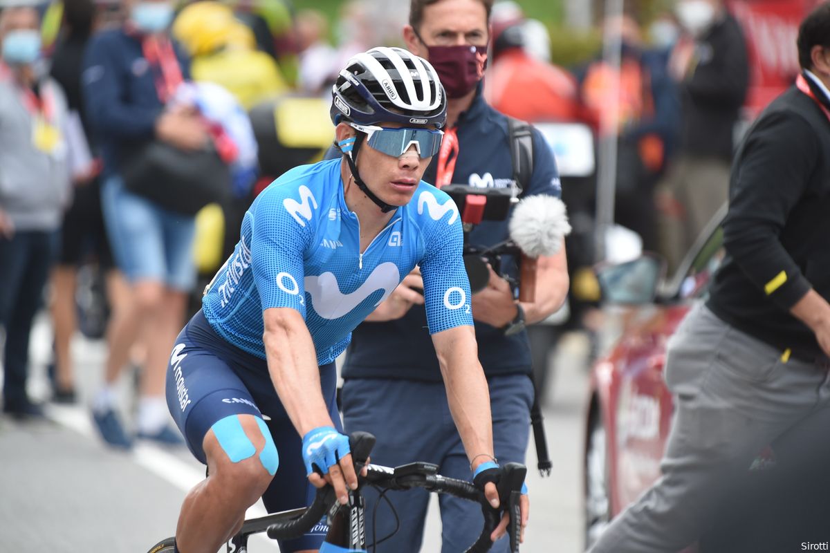 López wint op mistige Altu d'El Gamoniteiru koninginnenrit Vuelta, Roglic tweede