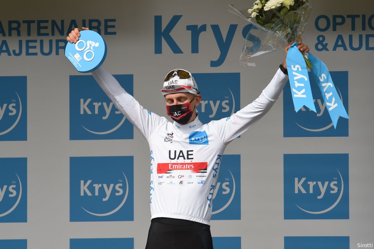 UAE kent dag vol tegenslag, Pogacar 'Blij dat deze etappe voorbij is'