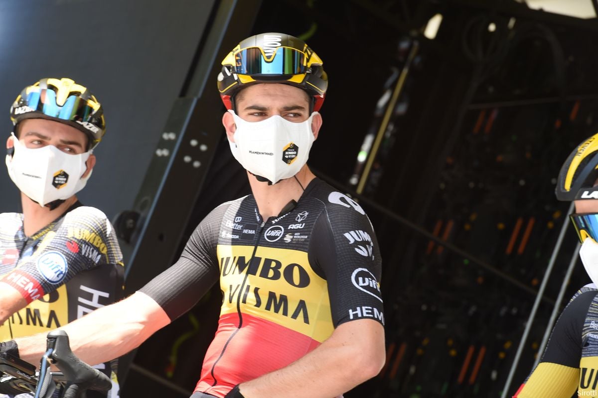 Van Aert pakt tweede etappezege in Tour of Britain: 'Ging helemaal over de limiet'