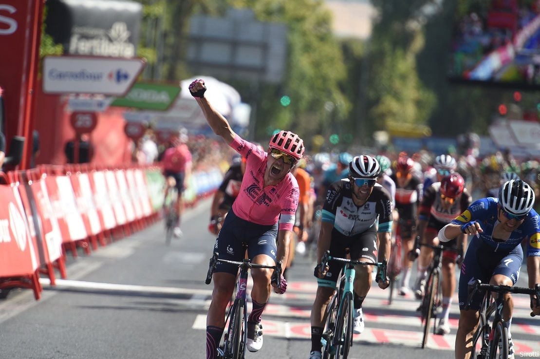 Cort Nielsen wint dag na teleurstelling prachtige etappe in Vuelta