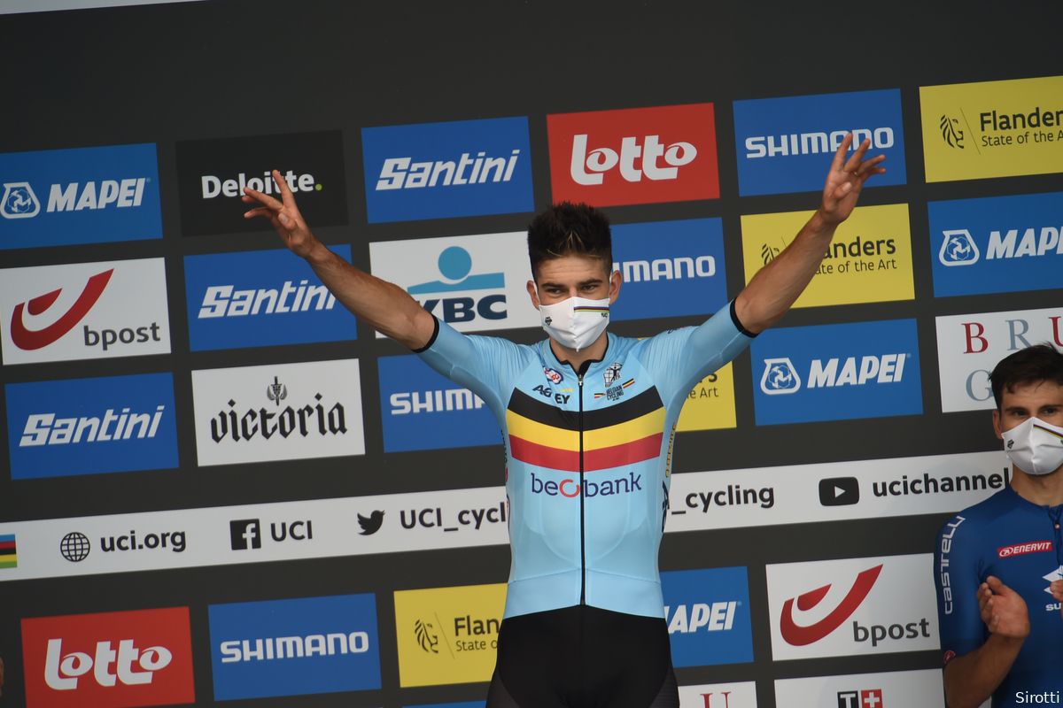Van Aert rekent op Evenepoel en laat zich niet foppen door Van der Poel: 'Uit de spotlights'
