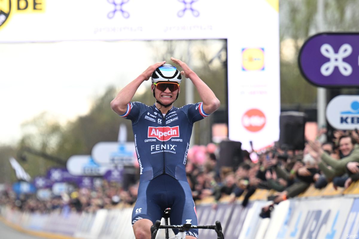 Van der Poel wint waanzinnige Ronde van Vlaanderen na ijzingwekkend slotstuk