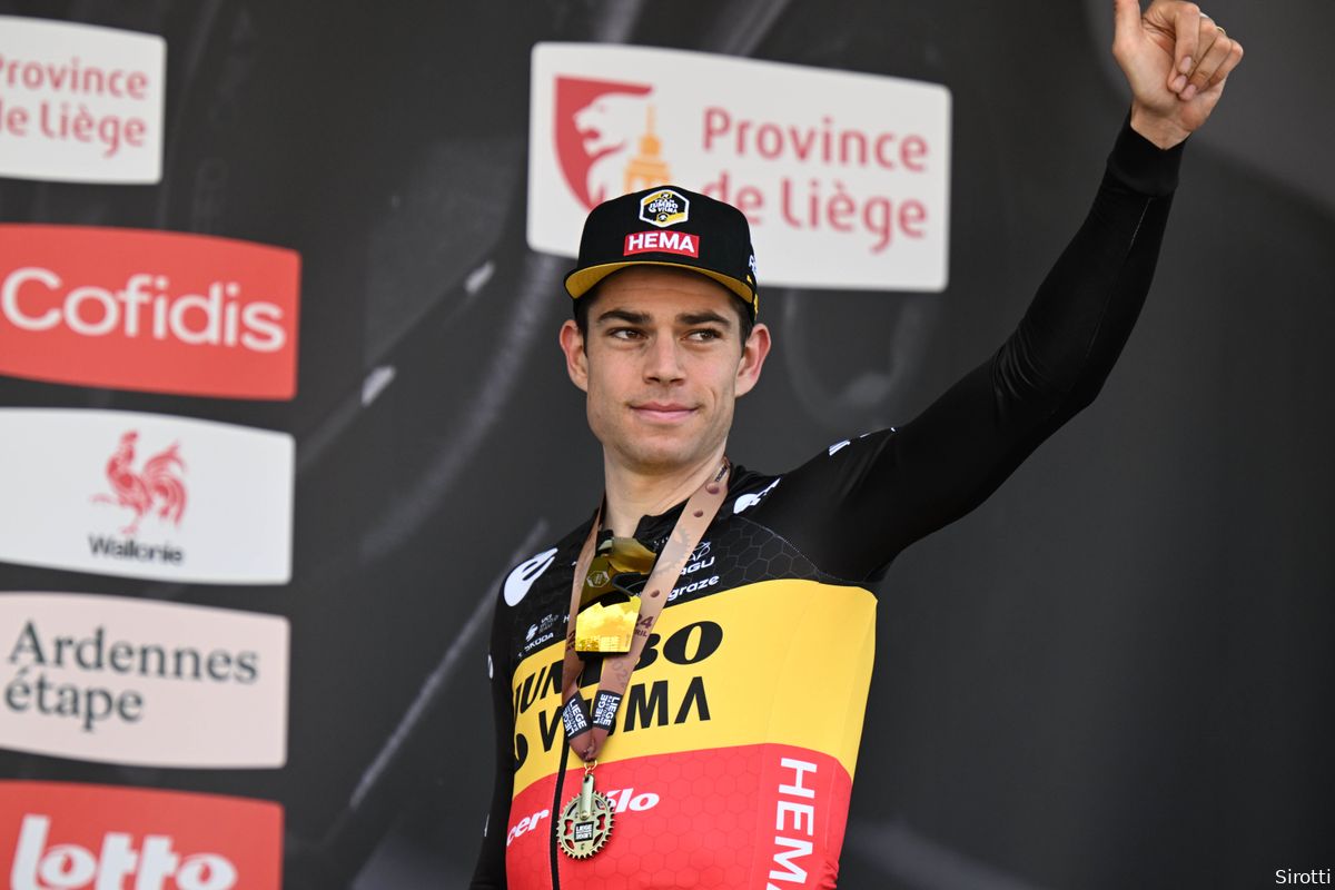 Wout van Aert ging bewust niet mee met Evenepoel op La Redoute: 'Had al mijn energie later nodig'