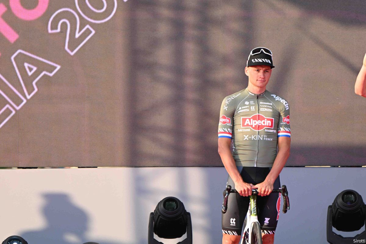 Giro-organisatie lijkt te hopen op roze trui Van der Poel, Alpecin-Fenix ziet hem graag uitrijden