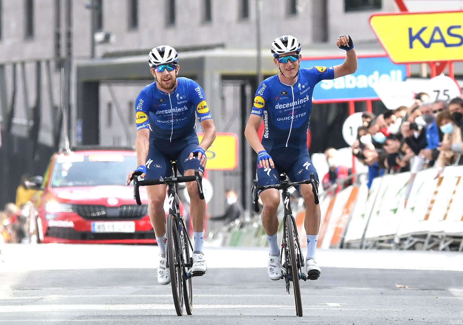 Honoré en ploeggenoot Josef Cerny wonnen vorig jaar 'samen' de vijfde etappe in de Ronde van het Baskenland.