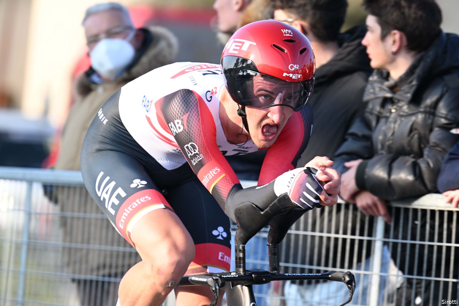 Mikkel Bjerg geeft altijd alles als het op een tijdrit aankomt.