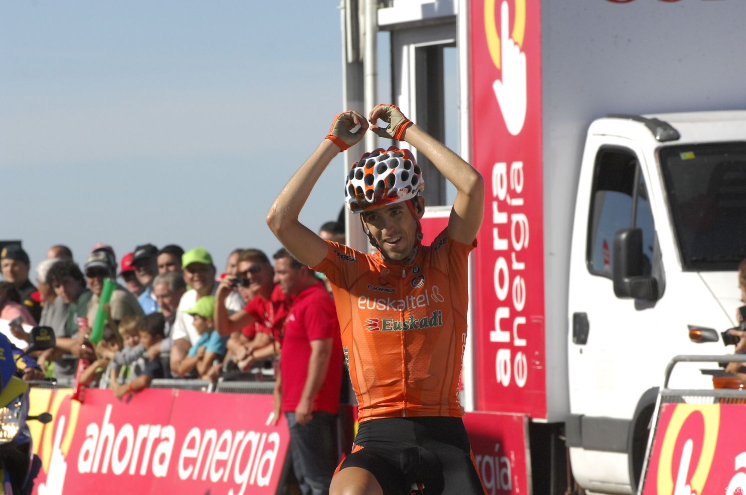 Doorbraak in de Vuelta van 2010. 