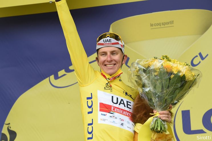 Klassementen Tour de France 2021: Pogacar heerst wéér met drie truien, Cavendish pakt groen