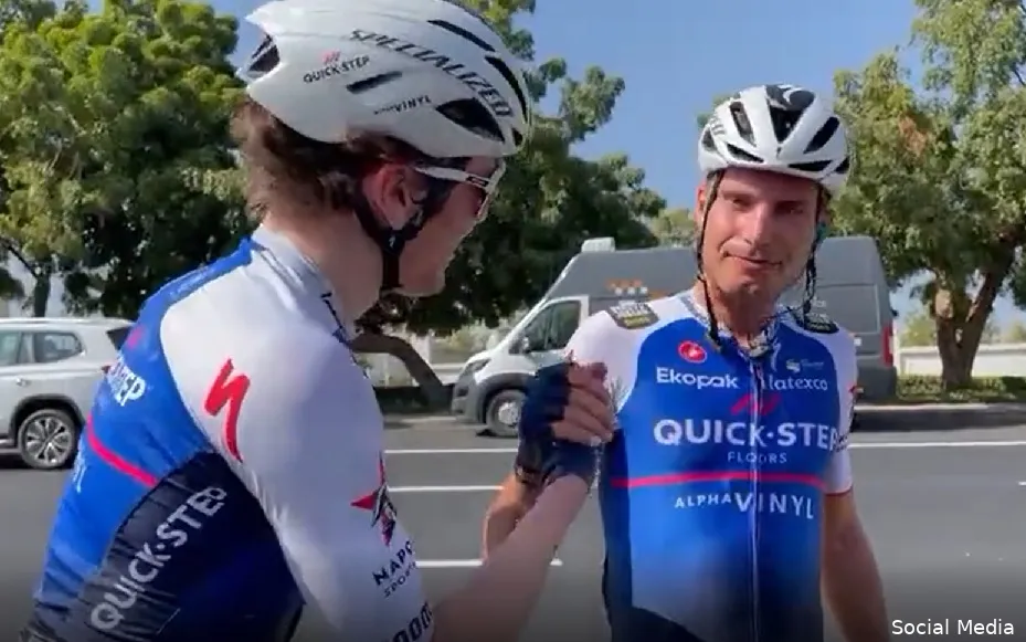 Masnada looft youngster Schmid na dubbelslag in Oman: 'Ik kan hem niet genoeg bedanken'