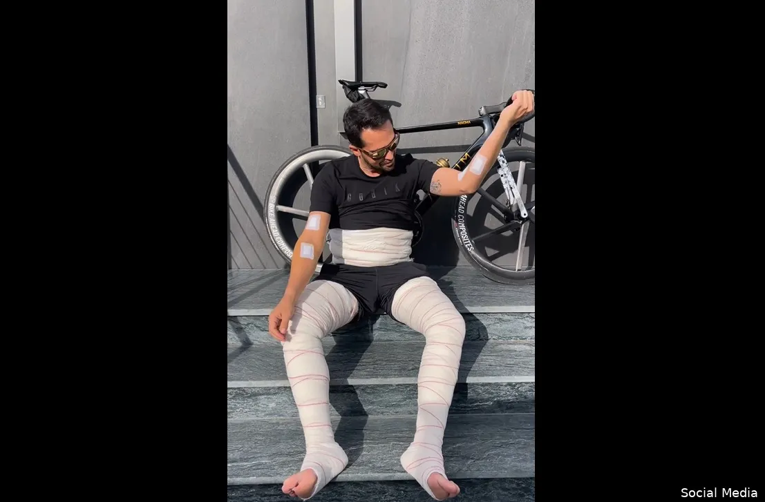 Bedenk: Je had er met Kerst ook zo bij kunnen zitten als arme mummie Alberto Contador