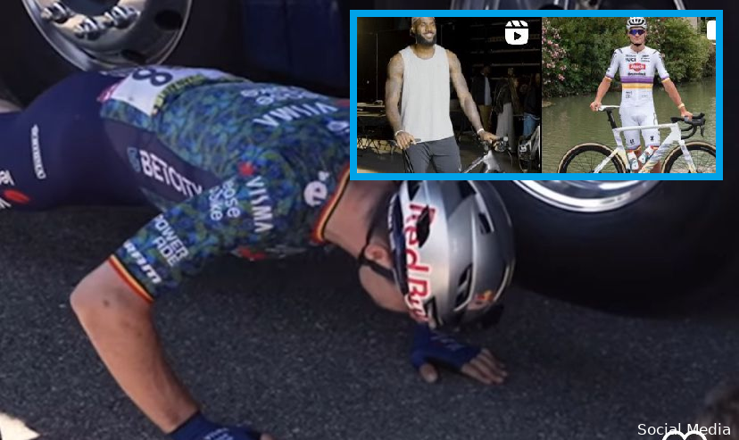 Why is Van Aert doing push-ups before a tough mountain stage? And what does Van der Poel have to do with LeBron James?